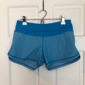 LULULEMON BLUE SHORTS